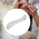 Maxbell Stainless Steel Gua Sha Neck Back Body Massager Face Guasha Beauty Tool 115mmx30mmx3.5mm