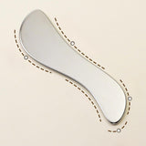 Maxbell Stainless Steel Gua Sha Neck Back Body Massager Face Guasha Beauty Tool 115mmx30mmx3.5mm