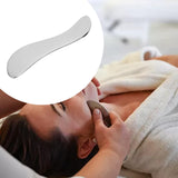 Maxbell Stainless Steel Gua Sha Neck Back Body Massager Face Guasha Beauty Tool 115mmx30mmx3.5mm