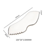 Maxbell Stainless Steel Gua Sha Professional Face Neck Smooth Surfaces Massage Board