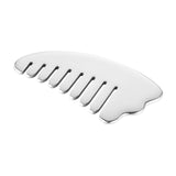 Maxbell Stainless Steel Gua Sha Neck Back Body Massager Face Guasha Beauty Tool 5.5cmx9.5cm