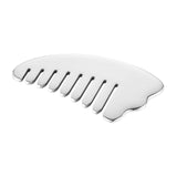 Maxbell Stainless Steel Gua Sha Neck Back Body Massager Face Guasha Beauty Tool 5.5cmx9.5cm