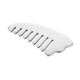 Maxbell Stainless Steel Gua Sha Neck Back Body Massager Face Guasha Beauty Tool 5.5cmx9.5cm