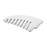 Maxbell Stainless Steel Gua Sha Neck Back Body Massager Face Guasha Beauty Tool 5.5cmx9.5cm