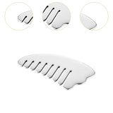 Maxbell Stainless Steel Gua Sha Neck Back Body Massager Face Guasha Beauty Tool 5.5cmx9.5cm
