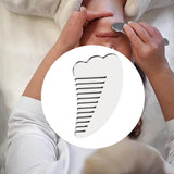 Maxbell Stainless Steel Gua Sha Neck Back Body Massager Face Guasha Beauty Tool 5.5cmx9.5cm
