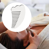 Maxbell Stainless Steel Gua Sha Neck Back Body Massager Face Guasha Beauty Tool 5.5cmx9.5cm