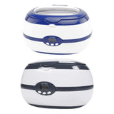 Maxbell Ultrasonic Cleaner Ultrasonic Cleaning Machine for Watch Ring Makeup Brushes Blue