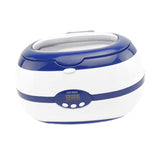 Maxbell Ultrasonic Cleaner Ultrasonic Cleaning Machine for Watch Ring Makeup Brushes Blue