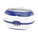 Maxbell Ultrasonic Cleaner Ultrasonic Cleaning Machine for Watch Ring Makeup Brushes Blue