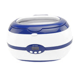 Maxbell Ultrasonic Cleaner Ultrasonic Cleaning Machine for Watch Ring Makeup Brushes Blue
