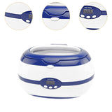 Maxbell Ultrasonic Cleaner Ultrasonic Cleaning Machine for Watch Ring Makeup Brushes Blue