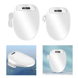 Maxbell Bidet Toilet Seat Waterproof Panel Buttons Silent Slow Drop Toilet Lid Cover basic