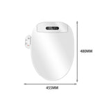 Maxbell Bidet Toilet Seat Waterproof Panel Buttons Silent Slow Drop Toilet Lid Cover basic
