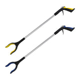 Maxbell Claw Grabber Stick Magnetic Tip Hand Grabber for Trash Can Shelf Elderly Yellow