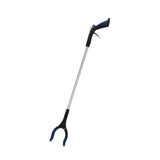 Maxbell Claw Grabber Stick Magnetic Tip Hand Grabber for Trash Can Shelf Elderly Blue