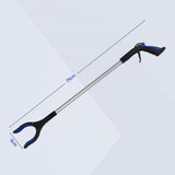 Maxbell Claw Grabber Stick Magnetic Tip Hand Grabber for Trash Can Shelf Elderly Blue