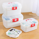 Maxbell Medical First Aid Box Multipurpose with Handle First Aid Case Toy Travel Car S