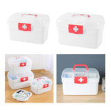 Maxbell Medical First Aid Box Multipurpose with Handle First Aid Case Toy Travel Car S