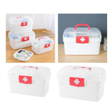 Maxbell Medical First Aid Box Multipurpose with Handle First Aid Case Toy Travel Car S