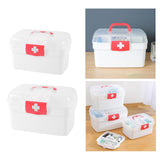 Maxbell Medical First Aid Box Multipurpose with Handle First Aid Case Toy Travel Car S