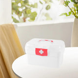 Maxbell Medical First Aid Box Multipurpose with Handle First Aid Case Toy Travel Car L