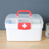 Maxbell Medical First Aid Box Multipurpose with Handle First Aid Case Toy Travel Car L