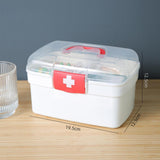 Maxbell Medical First Aid Box Multipurpose with Handle First Aid Case Toy Travel Car L