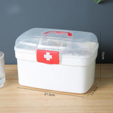 Maxbell Medical First Aid Box Multipurpose with Handle First Aid Case Toy Travel Car L