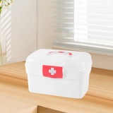 Maxbell Medical First Aid Box Multipurpose with Handle First Aid Case Toy Travel Car L