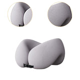 Maxbell Face Down Pillow for Sleeping Neck Cushion Comfortable Donut Pillow for Head inner Memory Foam