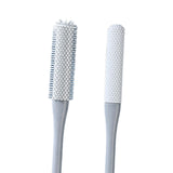 Maxbell 2 Pieces Toe Cleaning Brush 40cm Foot Scrubber for Men and Women Senior Foot Gray