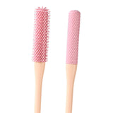 Maxbell 2 Pieces Toe Cleaning Brush 40cm Foot Scrubber for Men and Women Senior Foot Pink