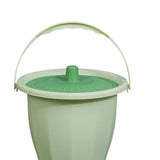 Maxbell Spittoon Chamber Bucket with Lid Handle Chamber Pot for Children Child Elder Green Without Ring