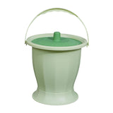 Maxbell Spittoon Chamber Bucket with Lid Handle Chamber Pot for Children Child Elder Green Without Ring