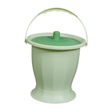 Maxbell Spittoon Chamber Bucket with Lid Handle Chamber Pot for Children Child Elder Green Without Ring