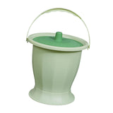 Maxbell Spittoon Chamber Bucket with Lid Handle Chamber Pot for Children Child Elder Green Without Ring