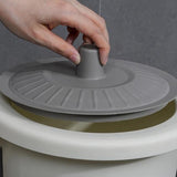 Maxbell Spittoon Chamber Bucket with Lid Handle Chamber Pot for Children Child Elder White With Ring