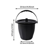 Maxbell Spittoon Chamber Bucket with Lid Handle Chamber Pot for Children Child Elder Without Ring Base