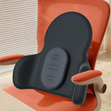 Maxbell Waist Cushion Lumbar Support Pillow Portable for Cars Drivers Computer Chair Gray