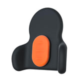 Maxbell Waist Cushion Lumbar Support Pillow Portable for Cars Drivers Computer Chair Orange