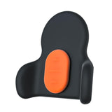 Maxbell Waist Cushion Lumbar Support Pillow Portable for Cars Drivers Computer Chair Orange