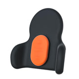 Maxbell Waist Cushion Lumbar Support Pillow Portable for Cars Drivers Computer Chair Orange