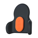 Maxbell Waist Cushion Lumbar Support Pillow Portable for Cars Drivers Computer Chair Orange