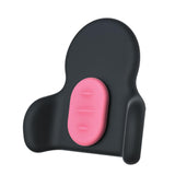 Maxbell Waist Cushion Lumbar Support Pillow Portable for Cars Drivers Computer Chair Pink