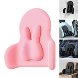 Maxbell Lumbar Support Pillow Back Cushion Back Support for Cars Airplane Women Pink