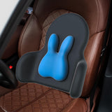 Maxbell Lumbar Support Pillow Back Cushion Back Support for Cars Airplane Women Blue