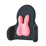 Maxbell Lumbar Support Pillow Back Cushion Back Support for Cars Airplane Women Rabbit Pink