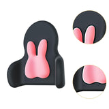 Maxbell Lumbar Support Pillow Back Cushion Back Support for Cars Airplane Women Rabbit Pink