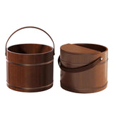 Maxbell Wood Foot Bath Portable Multipurpose Foot Soak Tub for Travel Home Use Sauna without lid